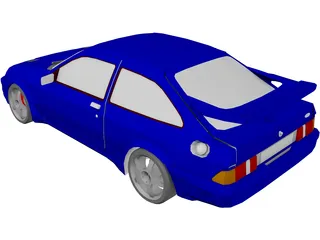 Ford Sierra RS Cosworth MK1 3D Model preview