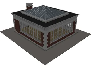 Pavilion 3D Model preview