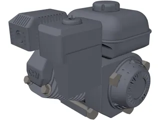 Honda GX200 Engine 3D Model preview