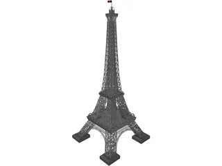 Eiffel Tower 3D Model preview
