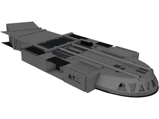 Star Wars ISD Bridge 3D Model preview