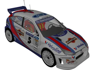 Ford Focus WRC 3D Model preview