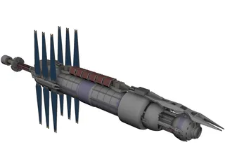 Babylon 5 Station 3D Model preview