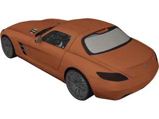 Mercedes-Benz SLS AMG 3D Model preview