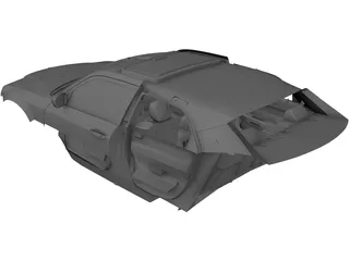 Interior Chrysler 300C 3D Model preview