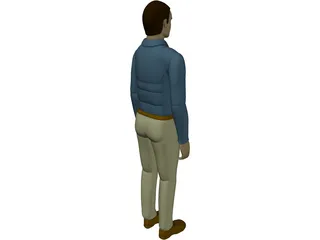 Working Man 3D Model preview