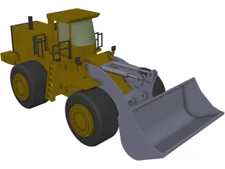 Front Loader 3D Model preview