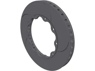 Brake Disc Front AP Racing 355mm 3D Model preview