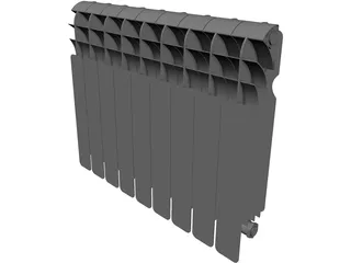 Heater Indoor 3D Model preview