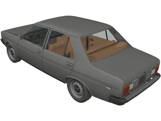 Fiat 131 Mirafiori 3D Model preview