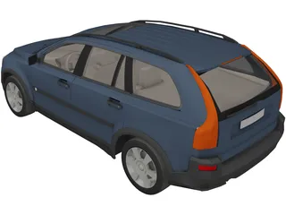 Volvo XC90 3D Model preview