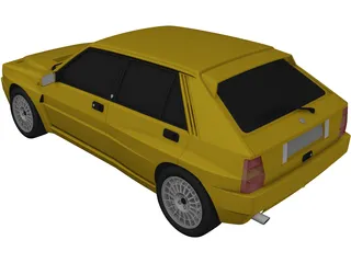 Lancia Delta HF Evo2 (1994) 3D Model preview