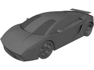 Lamborghini Gallardo 3D Model preview