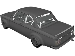 BMW 2002 Turbo (1973) 3D Model preview