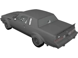 Buick Regal GNX (1987) 3D Model preview