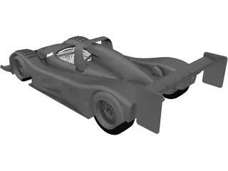 Ferrari 12 333SP 3D Model preview