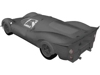 Ferrari 330P4 (1967) 3D Model preview