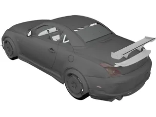 Toyota Soarer 430 (2002) 3D Model preview