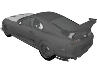 Toyota Supra Top Secret (1998) 3D Model preview
