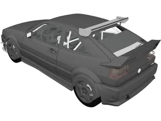 Volkswagen Corrado (1995) 3D Model preview