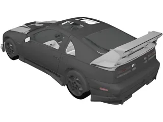 Nissan Fairlady ZvS TwinTurbo (1994) 3D Model preview