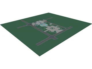 Central City Building 3D Model preview