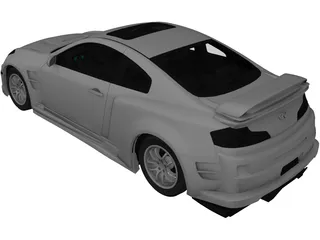 Infiniti G35 3D Model preview
