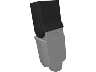 Canon 420 EX Camera Flash 3D Model preview