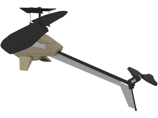 Picco Z RC Helicopter 3D Model preview