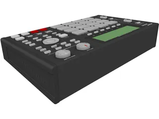 Akai MPC 1000 3D Model preview