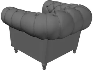 Armchair 3D Model preview
