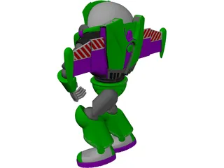 Buzz Lightyear 3D Model preview