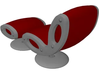 Modern Chair 3D Model preview