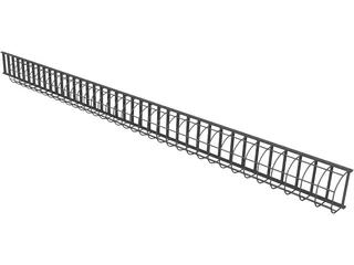 Silo Ladder 3D Model preview