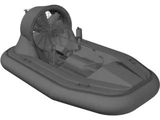 Hovercraft 3D Model preview