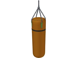 Punching Bag 3D Model preview