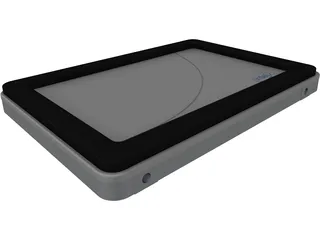SSD Intel 2.5 80Gb 3D Model preview