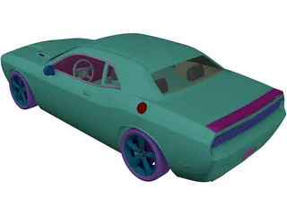 Dodge Challenger SRT8 3D Model preview
