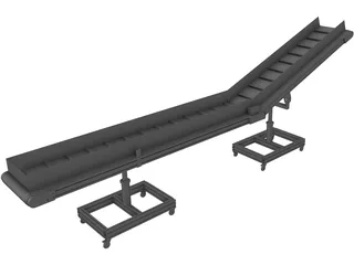 Conveyor Belt 3D Model preview