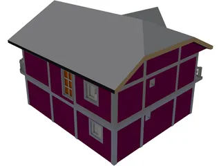 House Victorian 3D Model preview