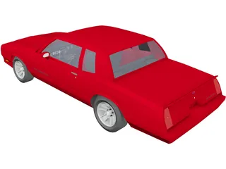 Chevrolet Monte Carlo SS (1986) 3D Model preview