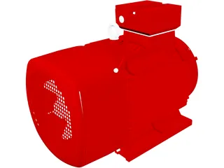 Electric Motor DM1-160L-18.5kW 3D Model preview