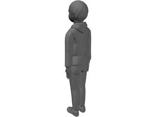 Boy 3D Model preview
