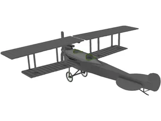 Aviatik 3D Model preview
