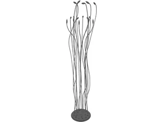 Ceiling Lamp Terra 3D Model preview