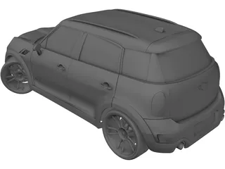 Mini Countryman 3D Model preview
