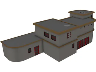 Window House 3D Model preview