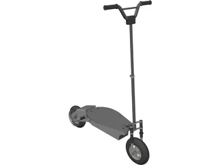 Scooter Electric 3D Model preview