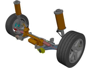 Suspension 3D Model preview