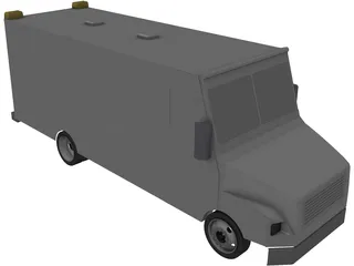 Freightliner MT-55 3D Model preview